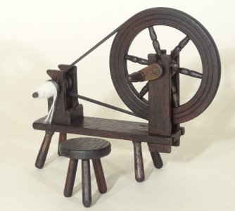 1/12th Scale 18c Spinning wheel